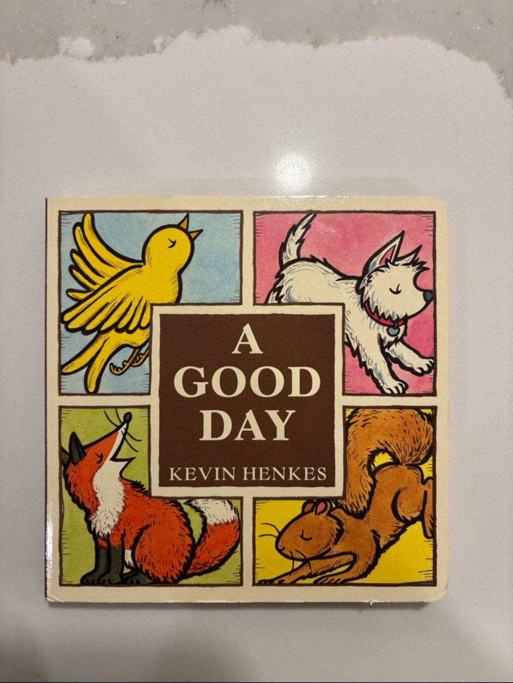 A Good Day by Kevin Henkes - Colorful Animal Board Book